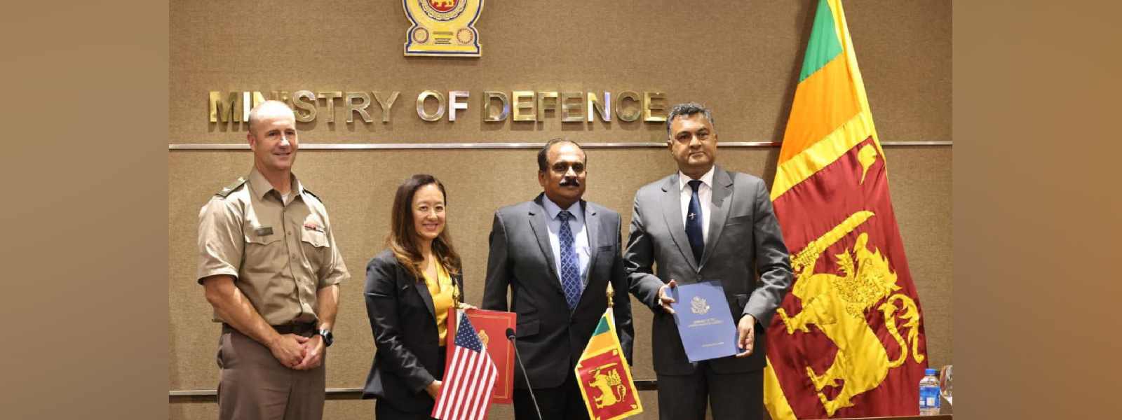 අමෙරිකාව සහ ශ්‍රී ලංකාව අතර ගිවිසුමක්..